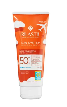 Sun System Latte Vellutato Protezione Solare SPF 50+ Corpo - Rilastil - Latte Solare 100 ml - Latte vellutato protettivo SPF 50+
